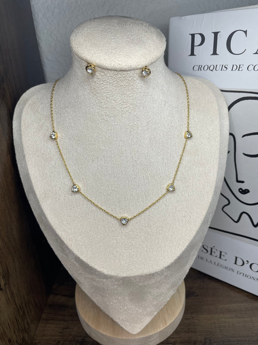 Ensemble Duo Coeur Brillant