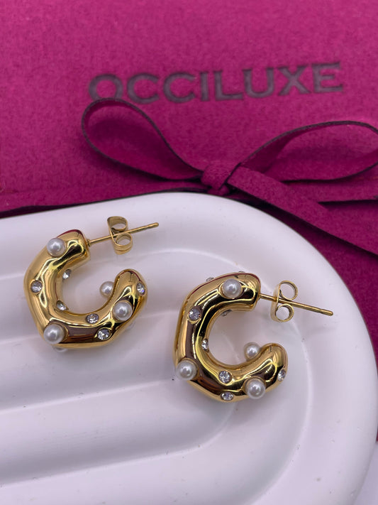 Boucles D'oreilles Lunexa Blanches